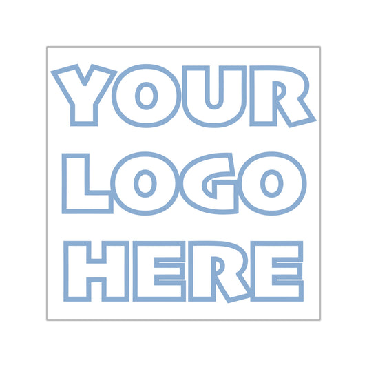 Square Vinyl Sticker — Custom with your logo