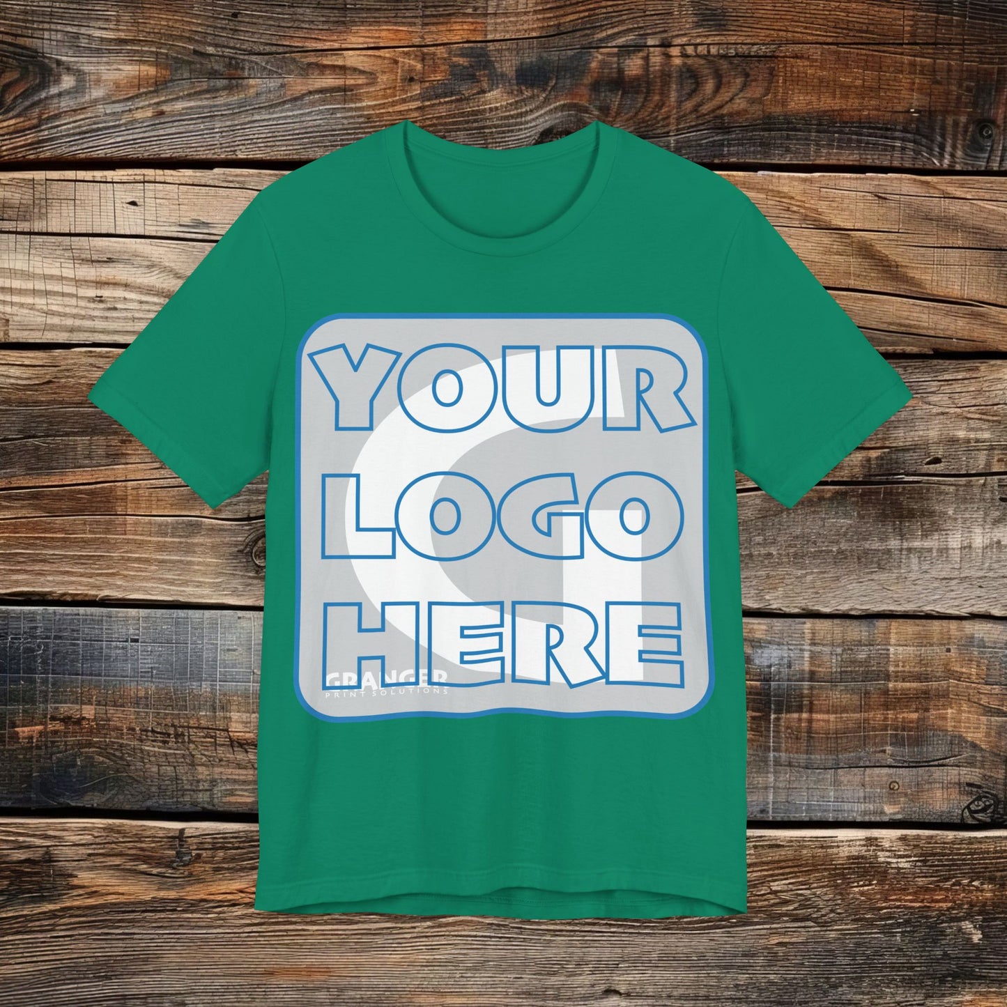Custom Unisex Front Logo Tee — Bella & Canvas 100% Cotton (10 colors)