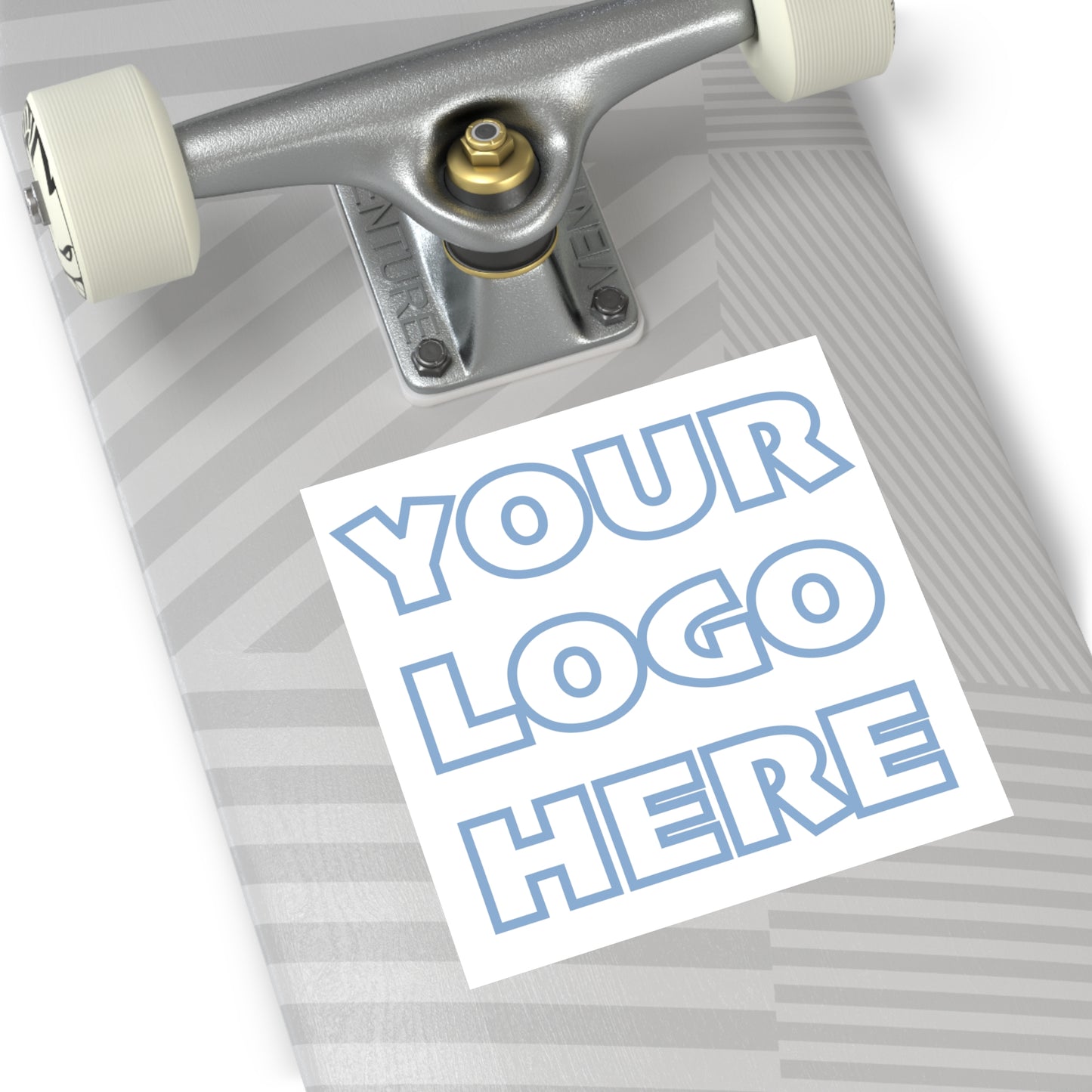 Square Vinyl Sticker — Custom with your logo