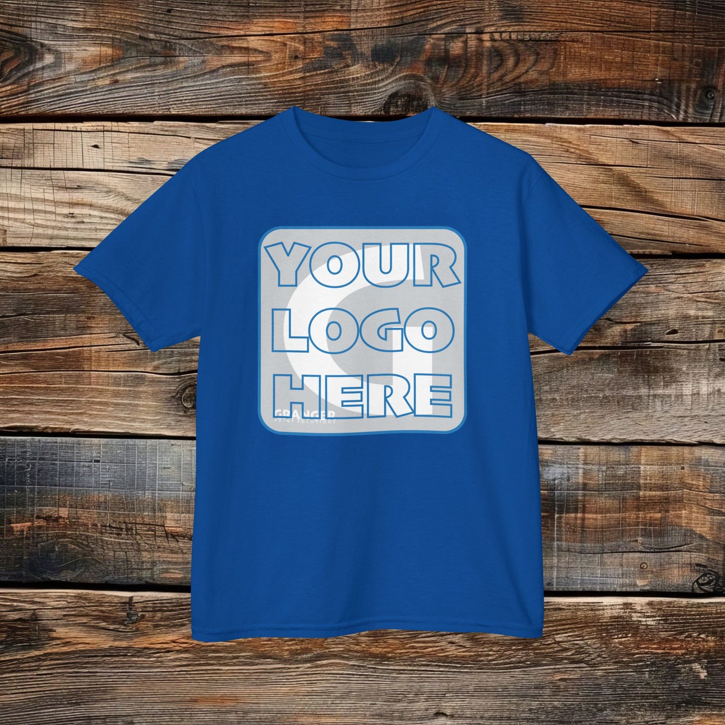 Custom Kid's Front Logo Tee — Gildan 100% Cotton (10 colors)