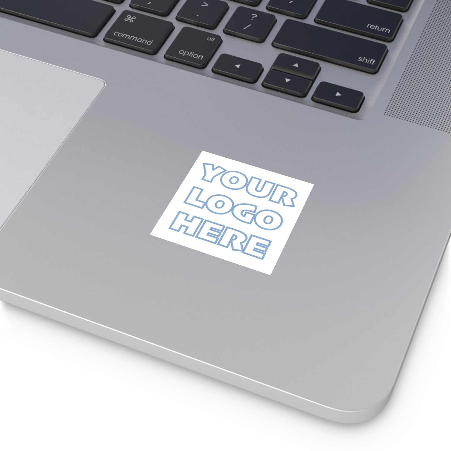 Square Vinyl Sticker — Custom with your logo