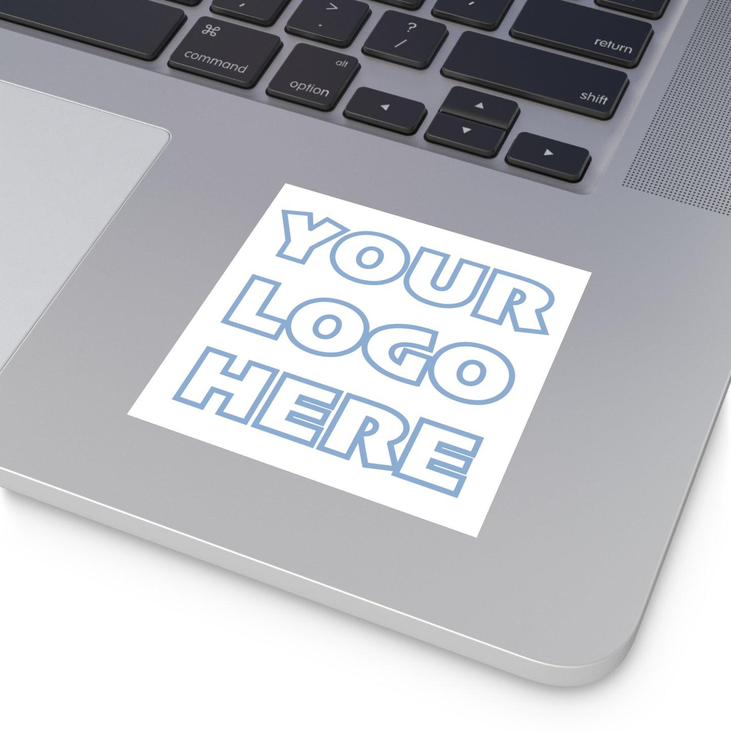 Square Vinyl Sticker — Custom with your logo