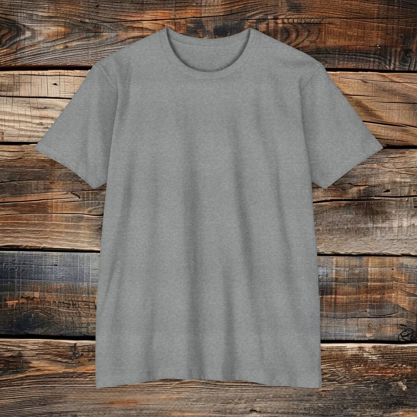 Custom Unisex Back Logo Tee — Next Level CVC Blend (4 colors)