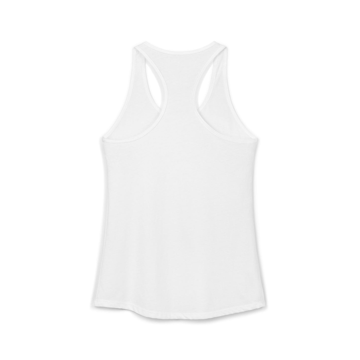 Custom Women's Front Logo Racerback Tank - Next Level Blend (4 colors)