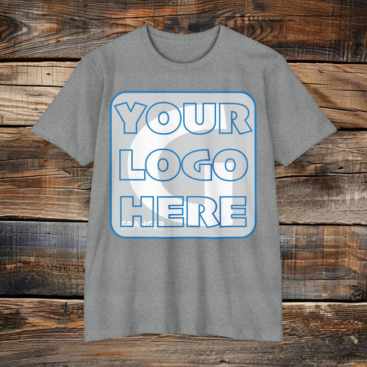 Custom Unisex Front Logo Tee — Next Level CVC Blend (4 colors)