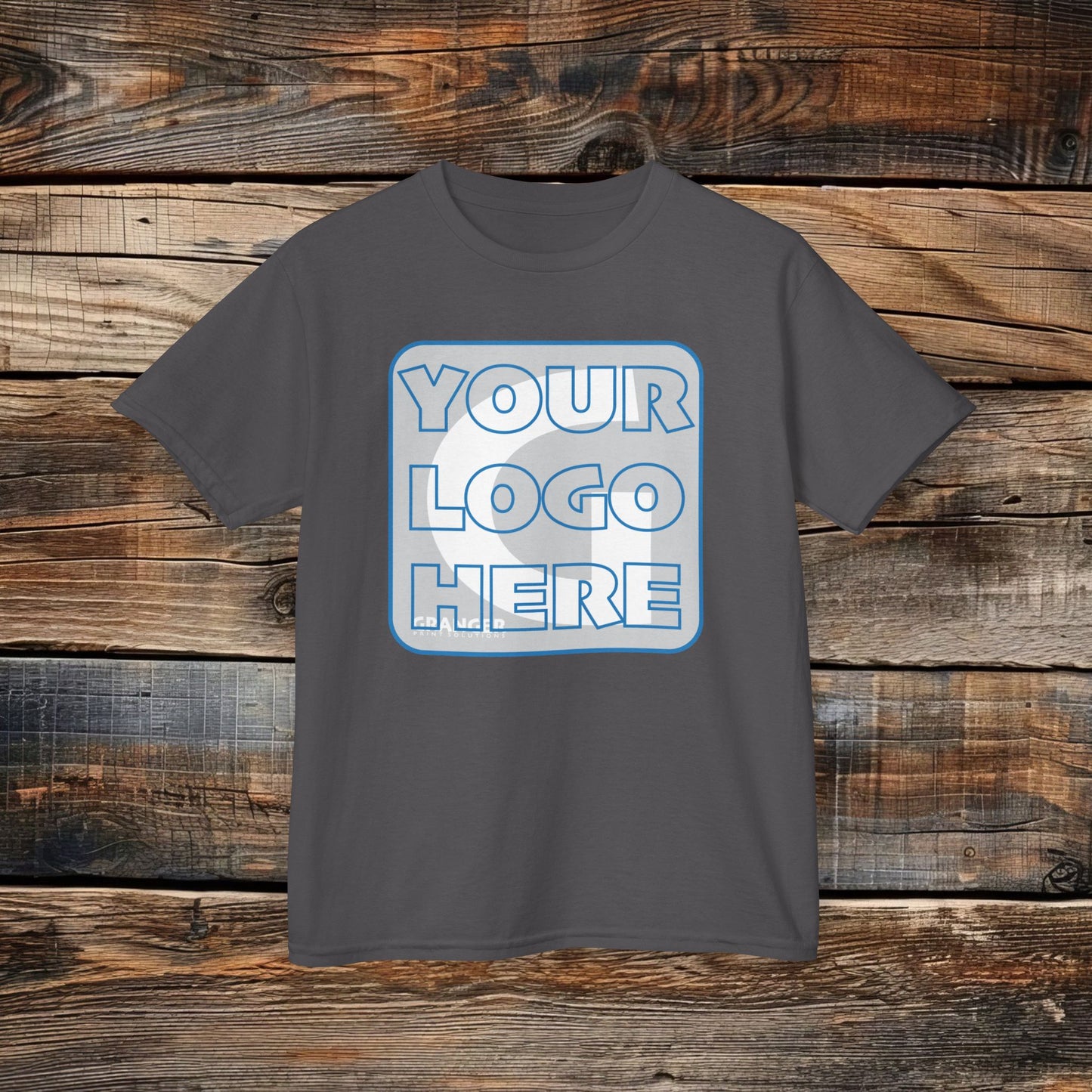 Custom Kid's Front Logo Tee — Gildan 100% Cotton (10 colors)