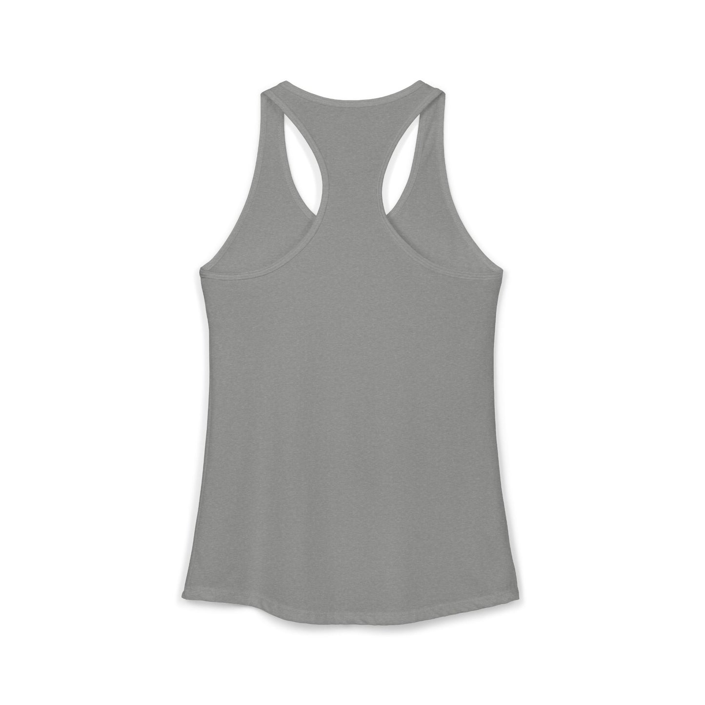 Custom Women's Front Logo Racerback Tank - Next Level Blend (4 colors)