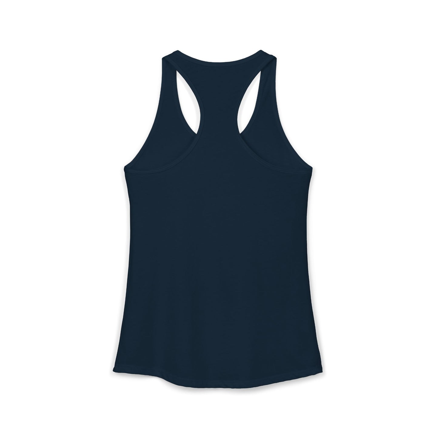 Custom Women's Front Logo Racerback Tank - Next Level Blend (4 colors)