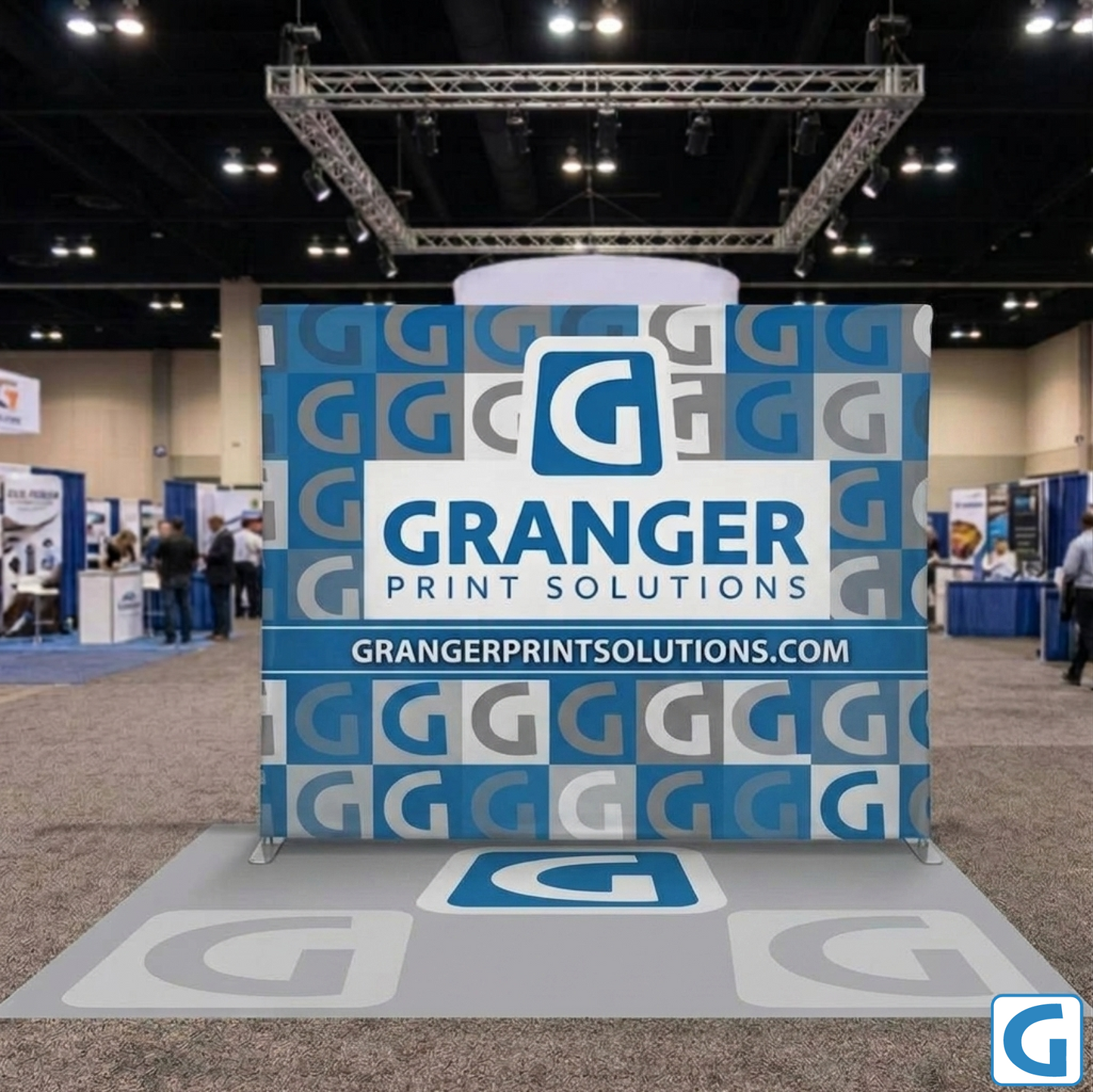 Extra Tall Tension Fabric Display
