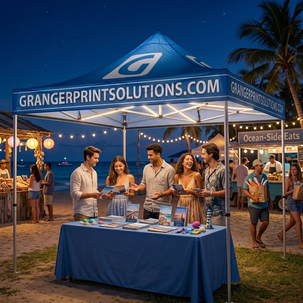 Custom Printed Canopy — Lighted